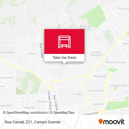 Rua Canaã, 221 map