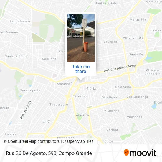 Rua 26 De Agosto, 590 map