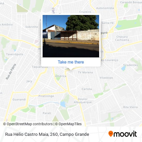Mapa Rua Hélio Castro Maia, 260
