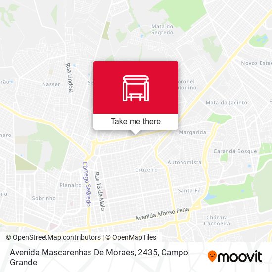 Mapa Avenida Mascarenhas De Moraes, 2435