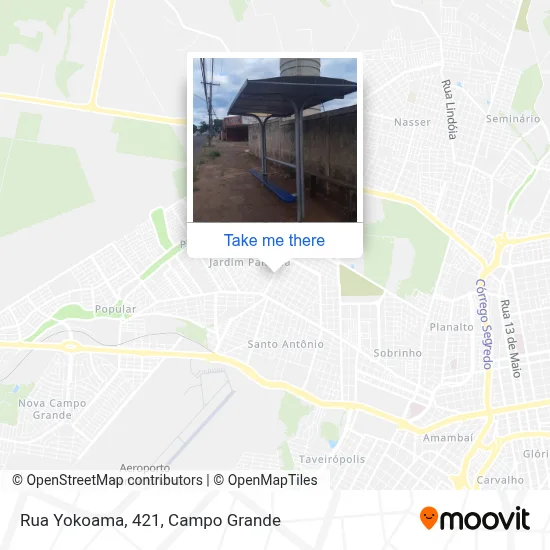 Rua Yokoama, 421 map