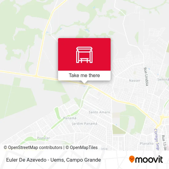 Euler De Azevedo - Uems map