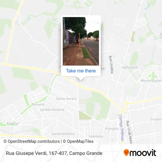 Rua Giusepe Verdi, 167-407 map