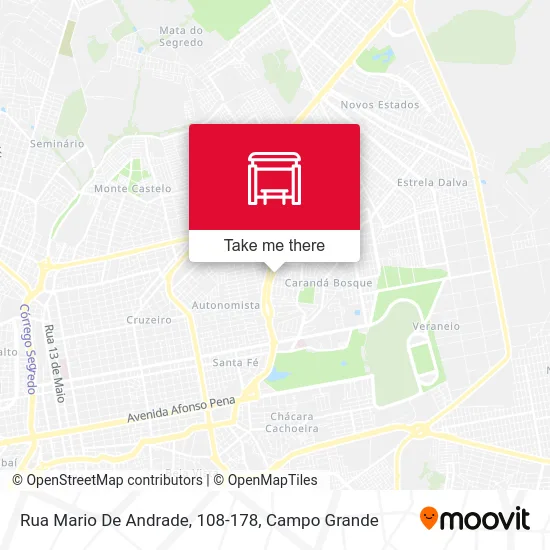 Rua Mario De Andrade, 108-178 map