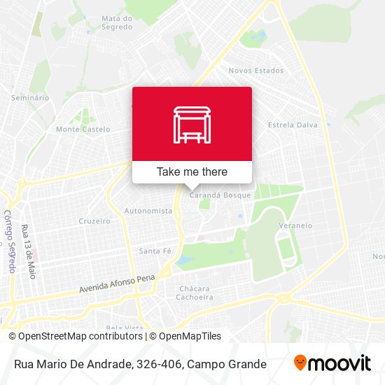 Mapa Rua Mario De Andrade, 326-406