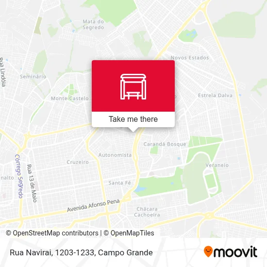 Rua Navirai, 1203-1233 map