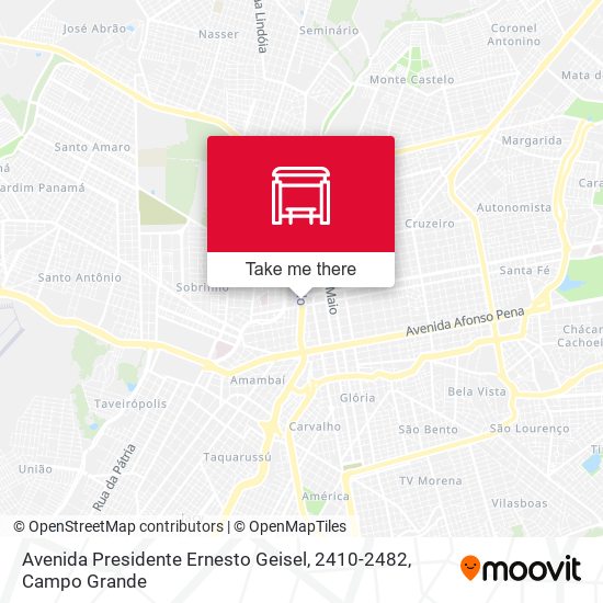 Avenida Presidente Ernesto Geisel, 2410-2482 map