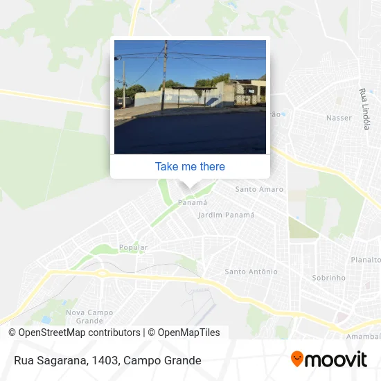 Rua Sagarana, 1403 map