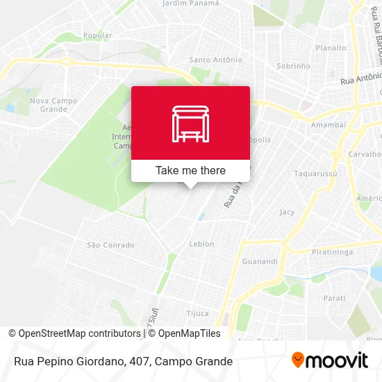 Rua Pepino Giordano, 407 map