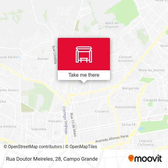 Rua Doutor Meireles, 28 map