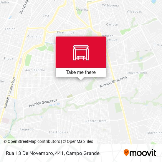 Mapa Rua 13 De Novembro, 441