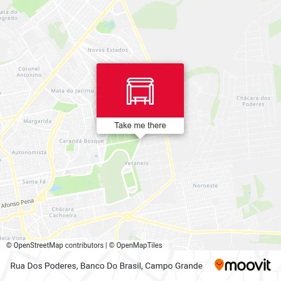 Rua Dos Poderes, Banco Do Brasil map