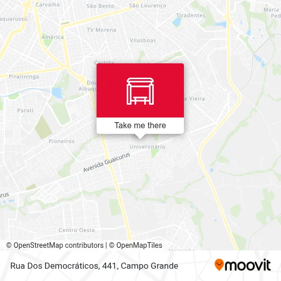 Rua Dos Democráticos, 441 map