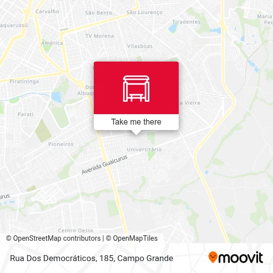 Rua Dos Democráticos, 185 map