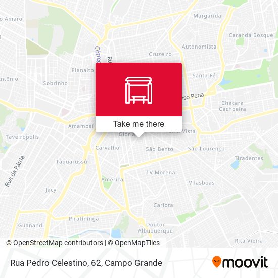 Mapa Rua Pedro Celestino, 62