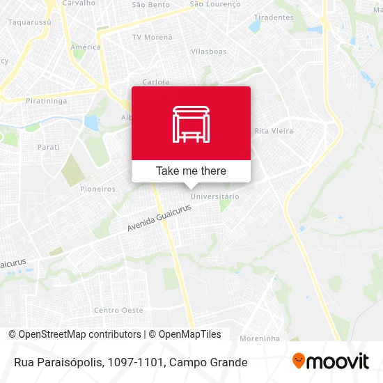 Rua Paraisópolis, 1097-1101 map