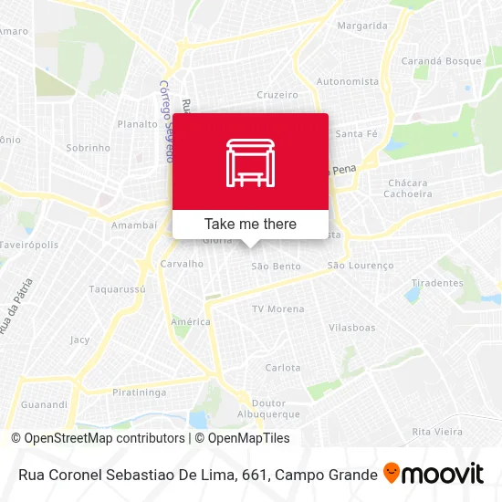 Rua Coronel Sebastiao De Lima, 661 map