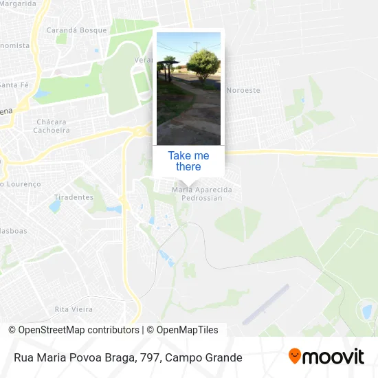 Rua Maria Povoa Braga, 797 map