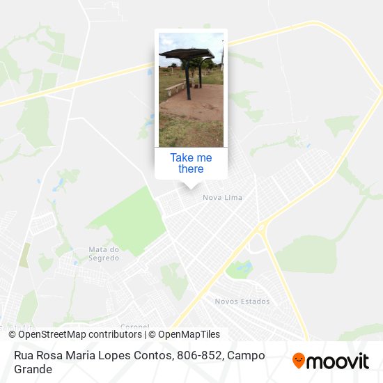 Mapa Rua Rosa Maria Lopes Contos, 806-852
