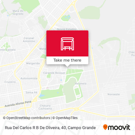 Rua Del Carlos R B De Oliveira, 40 map