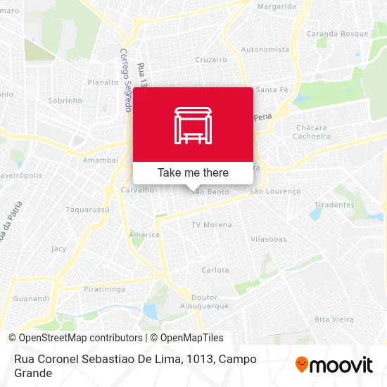 Rua Coronel Sebastiao De Lima, 1013 map