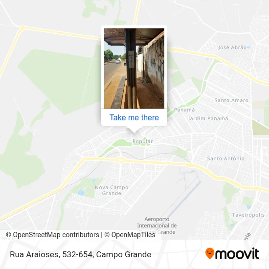 Rua Araioses, 532-654 map