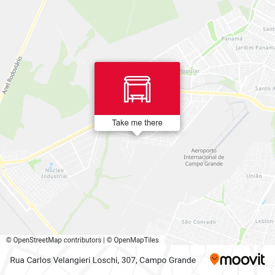 Rua Carlos Velangieri Loschi, 307 map