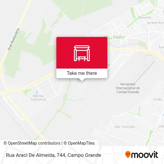 Rua Araci De Almeida, 744 map