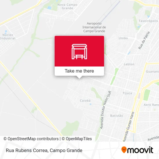 Rua Rubens Correa map