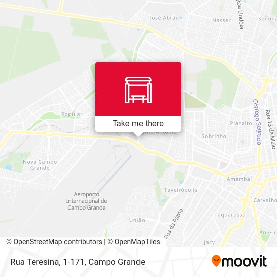 Rua Teresina, 1-171 map