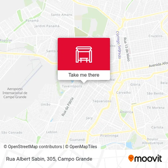 Rua Albert Sabin, 305 map