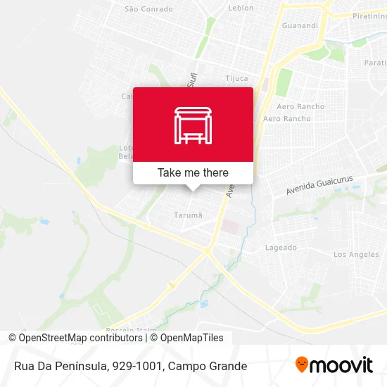 Rua Da Península, 929-1001 map