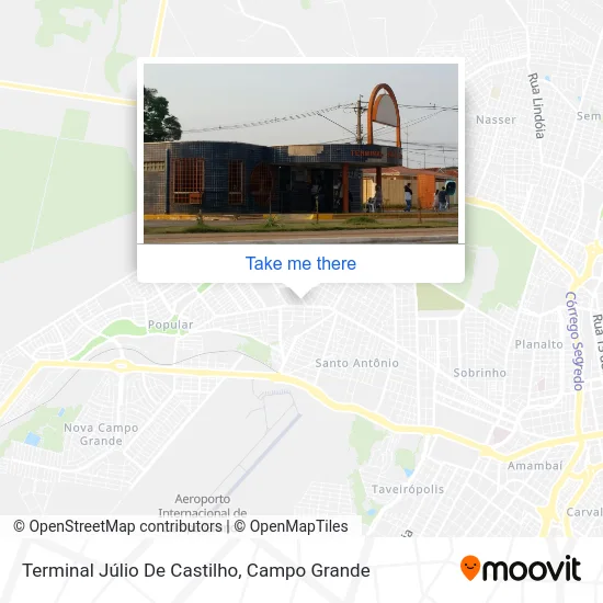 Terminal Júlio De Castilho map
