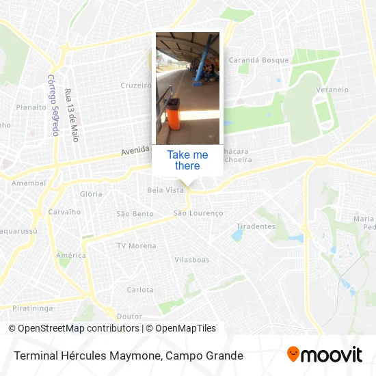 Terminal Hércules Maymone map