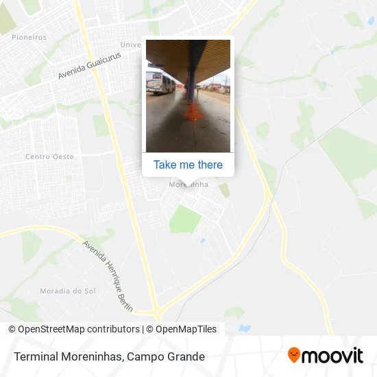 Terminal Moreninhas map