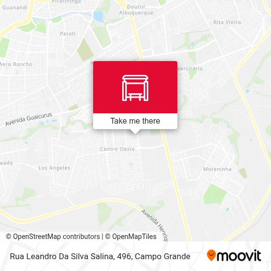 Rua Leandro Da Silva Salina, 496 map