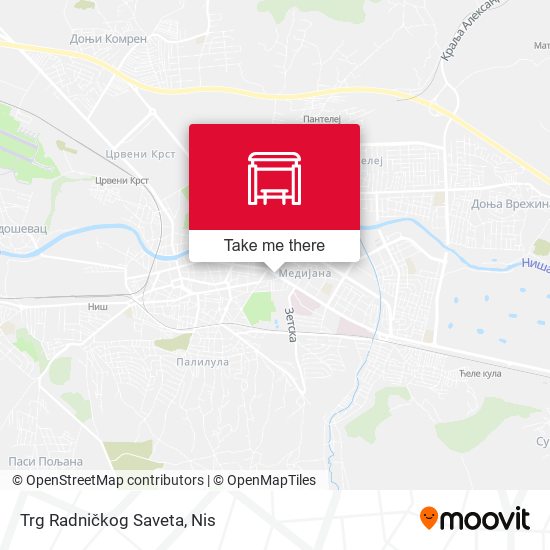 Trg Radničkog Saveta map