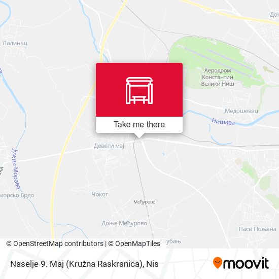 Naselje 9. Maj (Kružna Raskrsnica) map
