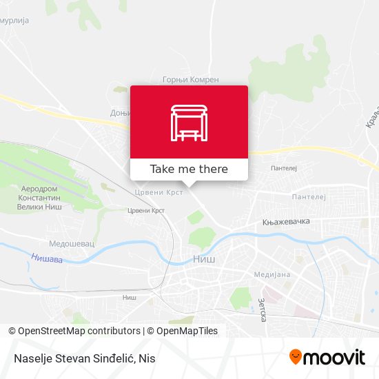 Naselje Stevan Sinđelić map