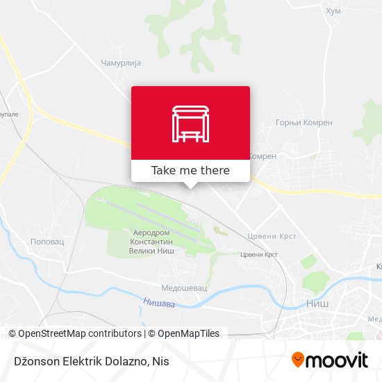 Džonson Elektrik Dolazno map