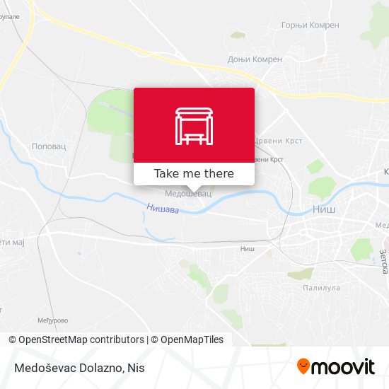 Medoševac Dolazno map