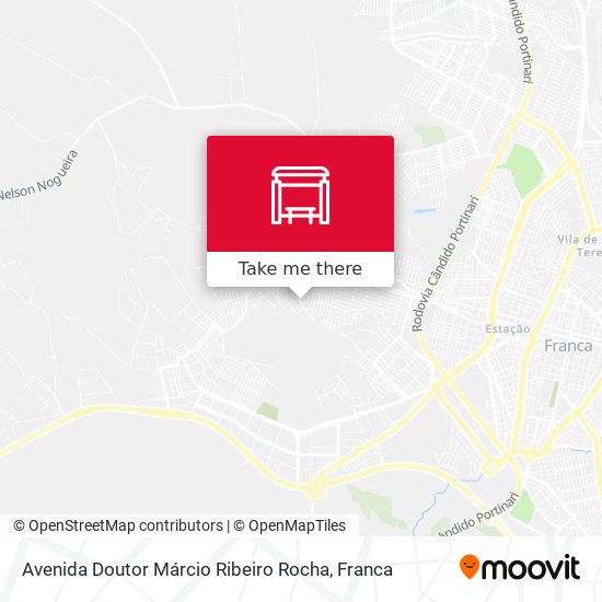 Avenida Doutor Márcio Ribeiro Rocha map