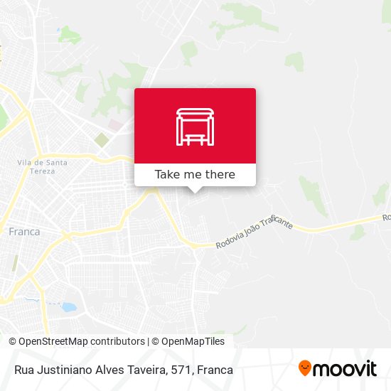 Rua Justiniano Alves Taveira, 571 map