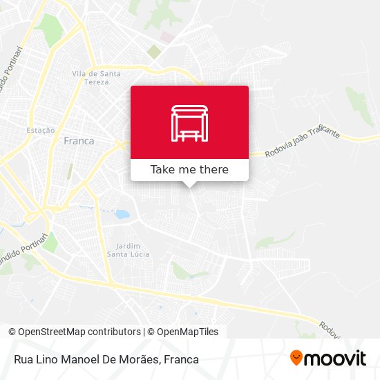 Mapa Rua Lino Manoel De Morães