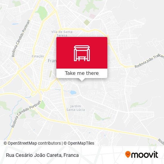 Rua Cesário João Careta map