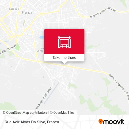 Rua Acir Alves Da Silva map