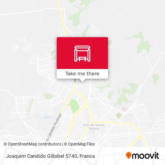 Joaquim Candido Gillobel 5740 map