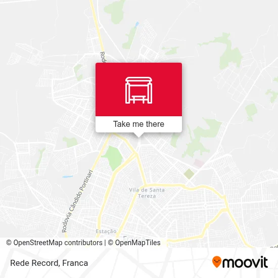 Rede Record map
