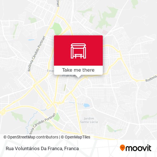 Mapa Rua Voluntários Da Franca