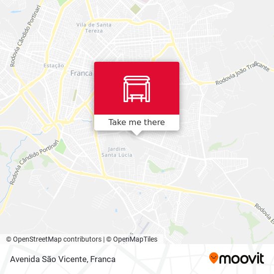 Avenida São Vicente map